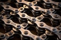 Bicycle chain use for background Royalty Free Stock Photo