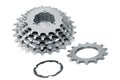 Bicycle chainrings set