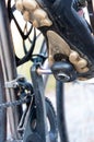 Bicycle cleats in action