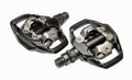 Bicycle clipless pedals for bike cycling isolated Royalty Free Stock Photo