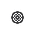 Bicycle cogwheel illustration