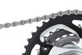 Bicycle crank and chain