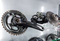 Bicycle crank and rear cassette