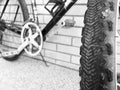 Bicycle dirty wheel blur wallpaper