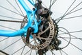 Bicycle disc brake close up picture Royalty Free Stock Photo