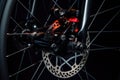 Bicycle Disc Brakes in Exquisite Detail - Explore the essence of meticulous engineering as this captivating image reveals a close-