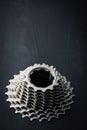 Bicycle drivetrain background Royalty Free Stock Photo