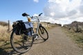 Bicycle in the Dunes Royalty Free Stock Photo