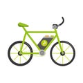 Bicycle ecology vehicle isolated icon
