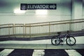 Bicycle and elevator