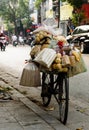 Bicycle of a food trader in Vietnam