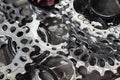 Bicycle gear cassette Royalty Free Stock Photo