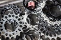 Bicycle gear cassette Royalty Free Stock Photo