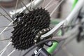 Bicycle gear detail Royalty Free Stock Photo