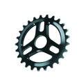 Bicycle gear, metal cogwheel Royalty Free Stock Photo