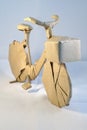 Bicycle gift wrapped 1/2 Royalty Free Stock Photo