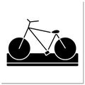 Bicycle glyph icon