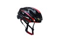 Bicycle helmet in black and red color Royalty Free Stock Photo