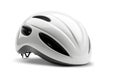 Bicycle helmet isolated on white background. Sports helmet to protect a cyclist close-up Royalty Free Stock Photo