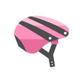 Bicycle helmet vector illustration.