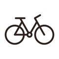 Bicycle icon. Bike symbol Royalty Free Stock Photo