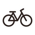 Bicycle icon. Bike symbol Royalty Free Stock Photo