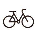 Bicycle icon. Bike symbol Royalty Free Stock Photo