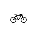 Bicycle icon. Bike icon vector. Vector Royalty Free Stock Photo