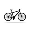 Bicycle icon. Bike Vector isolated on white background. Royalty Free Stock Photo