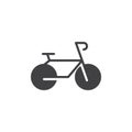 Bicycle icon vector Royalty Free Stock Photo