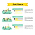 Bicycle infographics types of bicycles