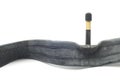 Bicycle inner tube valve Royalty Free Stock Photo