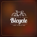 Bicycle label Royalty Free Stock Photo
