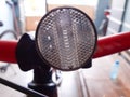 Bicycle lamp with square pattern