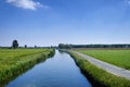 Bicycle lane along the Naviglio of Bereguardo Italy