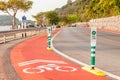 Bicycle lane in Chantaburi, Thailand