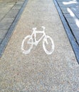 Bicycle Lane on Foot Path