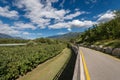 Bicycle Lane in Sarca Valley - Trentino Alto Adige Italy Royalty Free Stock Photo