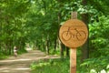 Bicycle lane sign