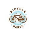 Bicycle logo Royalty Free Stock Photo