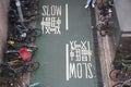 Bicycle road in Hong Kong Sheung Shui