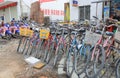 Bicycle and Motorbike rental shop Yangshou China