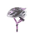 Bicycle mountain bike safety helmet isolated on white Royalty Free Stock Photo