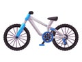 Bicycle mountain bike white color wheel speed transportation health leisure sport outdoor activity adventure recreation