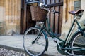 Bicycle Outside Oxford University College Building Royalty Free Stock Photo