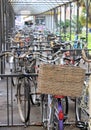 Bicycle Parking Royalty Free Stock Photo