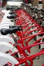 Bicycle parking Royalty Free Stock Photo