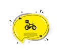 Bicycle parking icon. Bike park sign. Vector Royalty Free Stock Photo