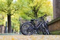 Bicycle parking inside the University of Tokyo