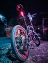 Bicycle parking night riding sport